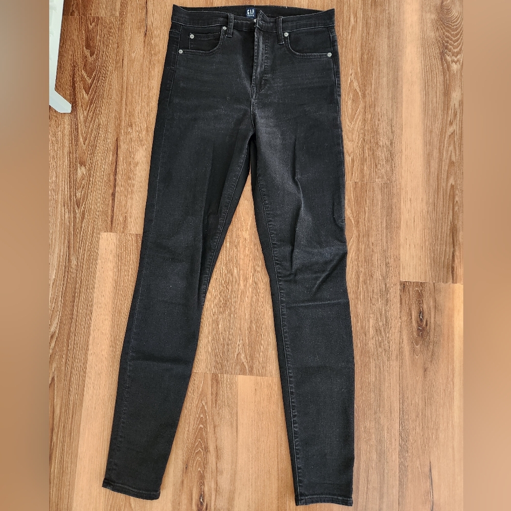Gap skinny jeans washed black